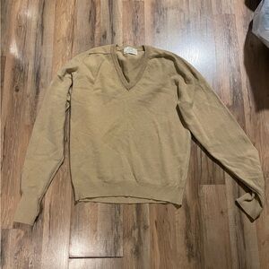 Lord Jeff Virgin Australian Lambswool beige tan women’s sweater